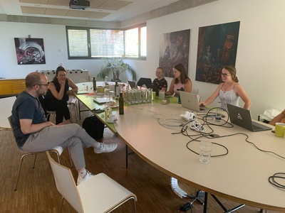 Besprechung bei der Agentur Seitwerk